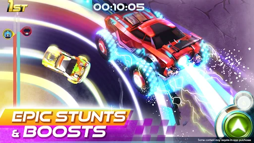 Gameplay screenshot 2 from Race Craft - Kids Car Games - Racing game
